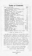 Table of Contents, Los Angeles and Los Angeles County 1949